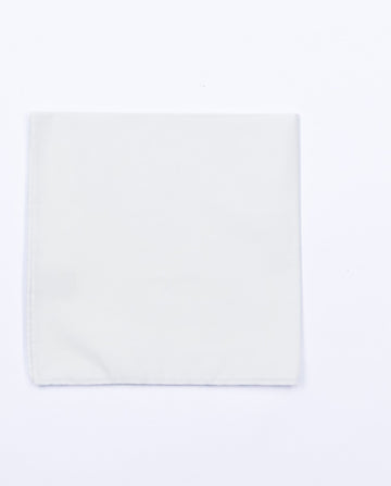 Lenço de Bolso 100% Algodão em Branco